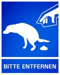 Hundekot auf öffentlichen Wegen und Grünflächen